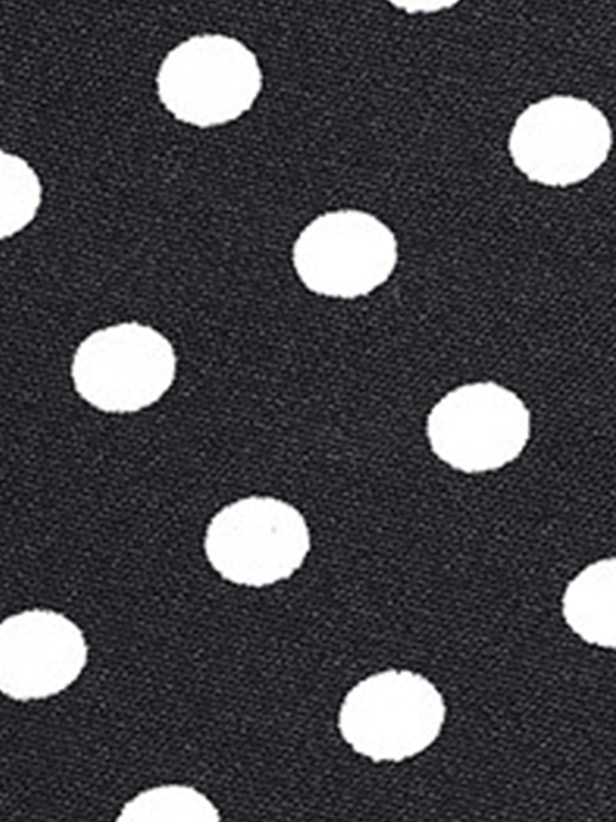 Sleeveless Backless Polka Dot A-Line Resort Dress