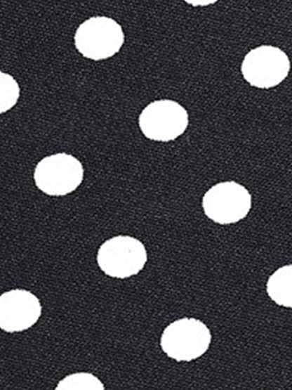 Sleeveless Backless Polka Dot A-Line Resort Dress