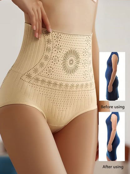 3 Pieces High-Waisted Stretchy Waist-Shaping Butt Lifting Panties