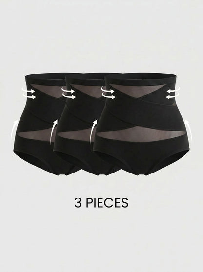 3 Pieces High-Waisted Shaping Butt-Lifting Underwear Panties