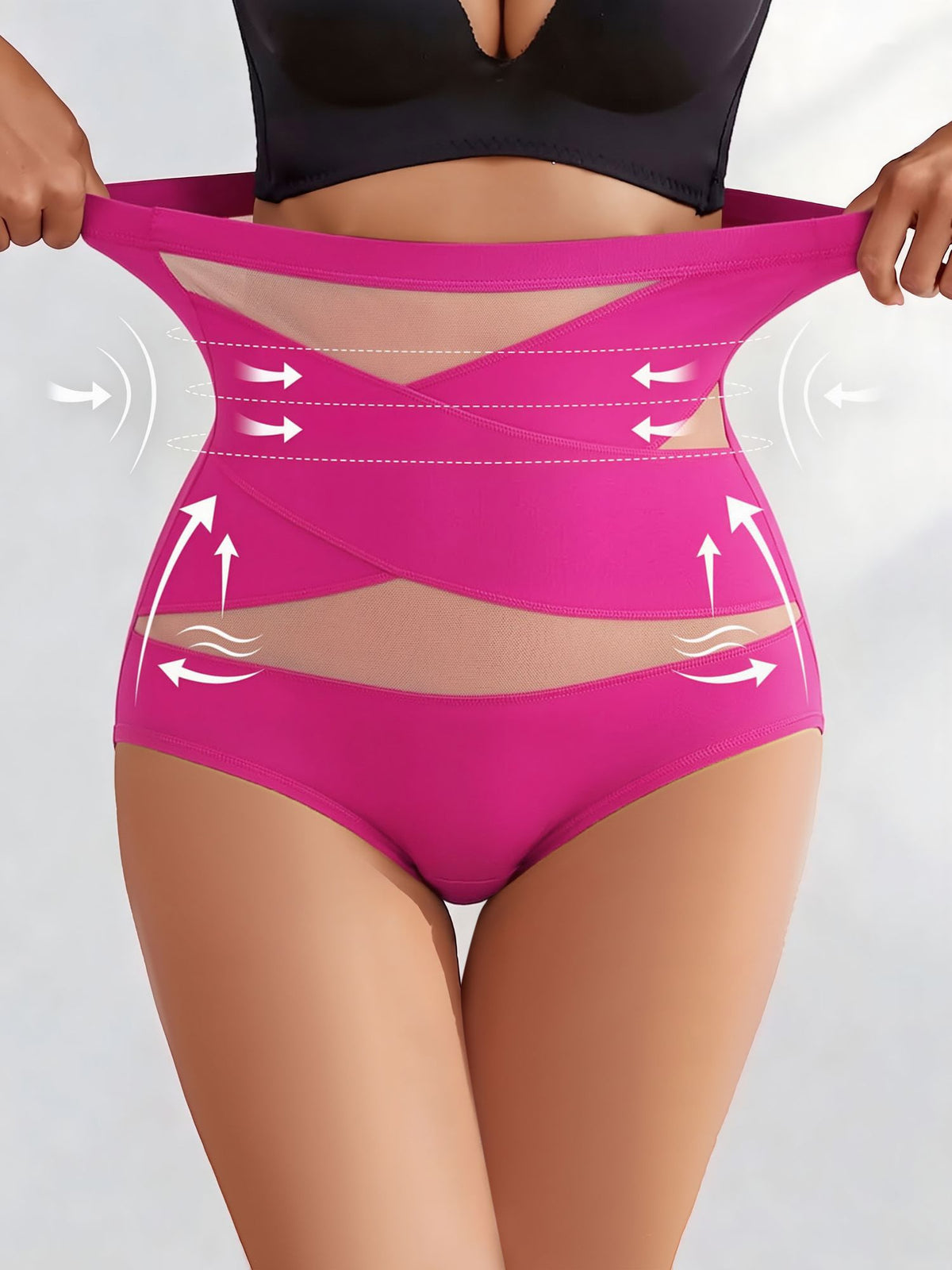 3 Pieces High-Waisted Shaping Butt-Lifting Underwear Panties