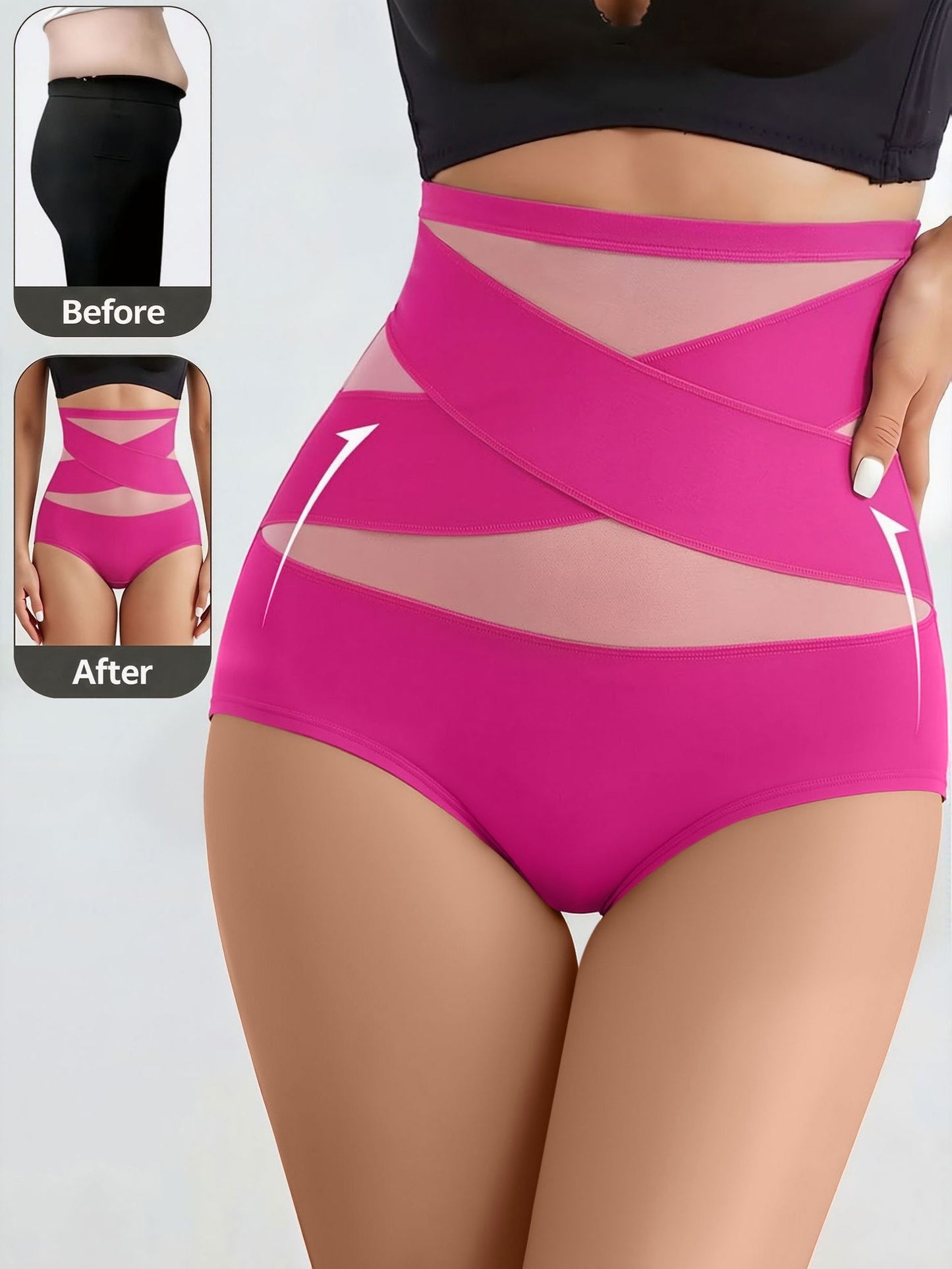 3 Pieces High-Waisted Shaping Butt-Lifting Underwear Panties