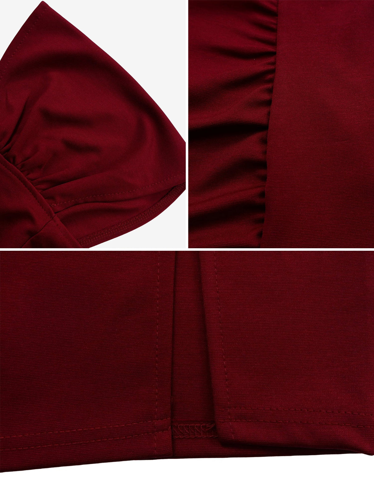 Elegant Solid Color Asymmetrical Neckline Fitted Waist Bodycon Dress