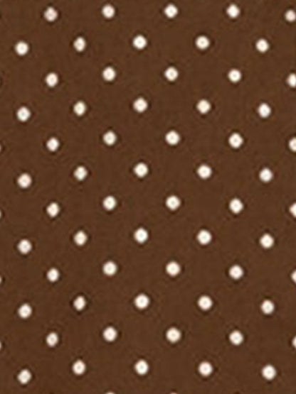 Polka Dot Print Cap Sleeves A-Line Maxi Dress