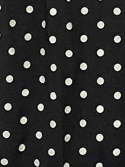 Polka Dots Spaghetti Strap Ruffled Mini Dress