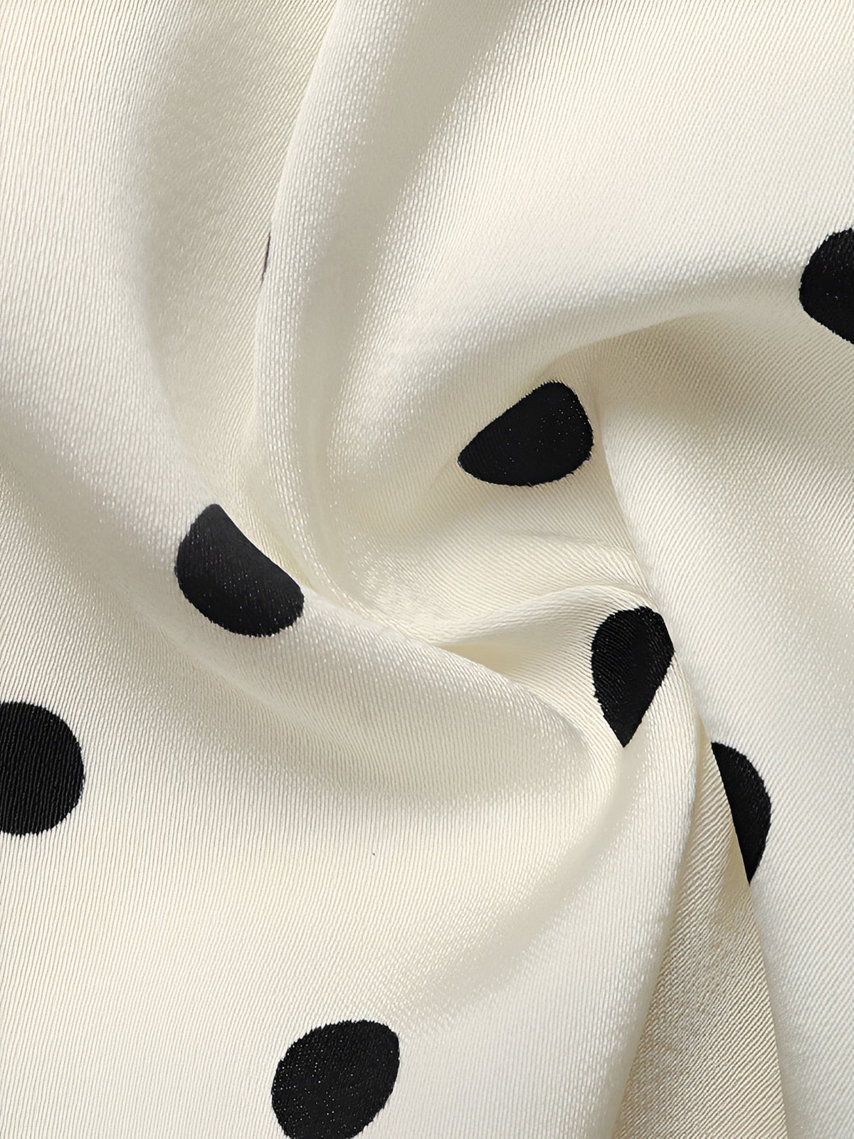 Polka Dots Sleeveless Round Neck Peplum Blouse