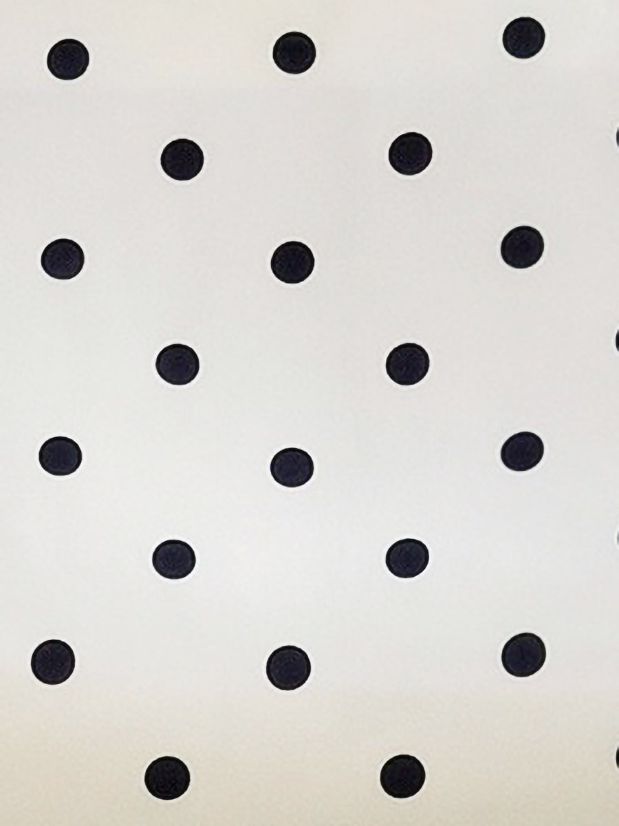 Polka Dots Sleeveless Round Neck Peplum Blouse
