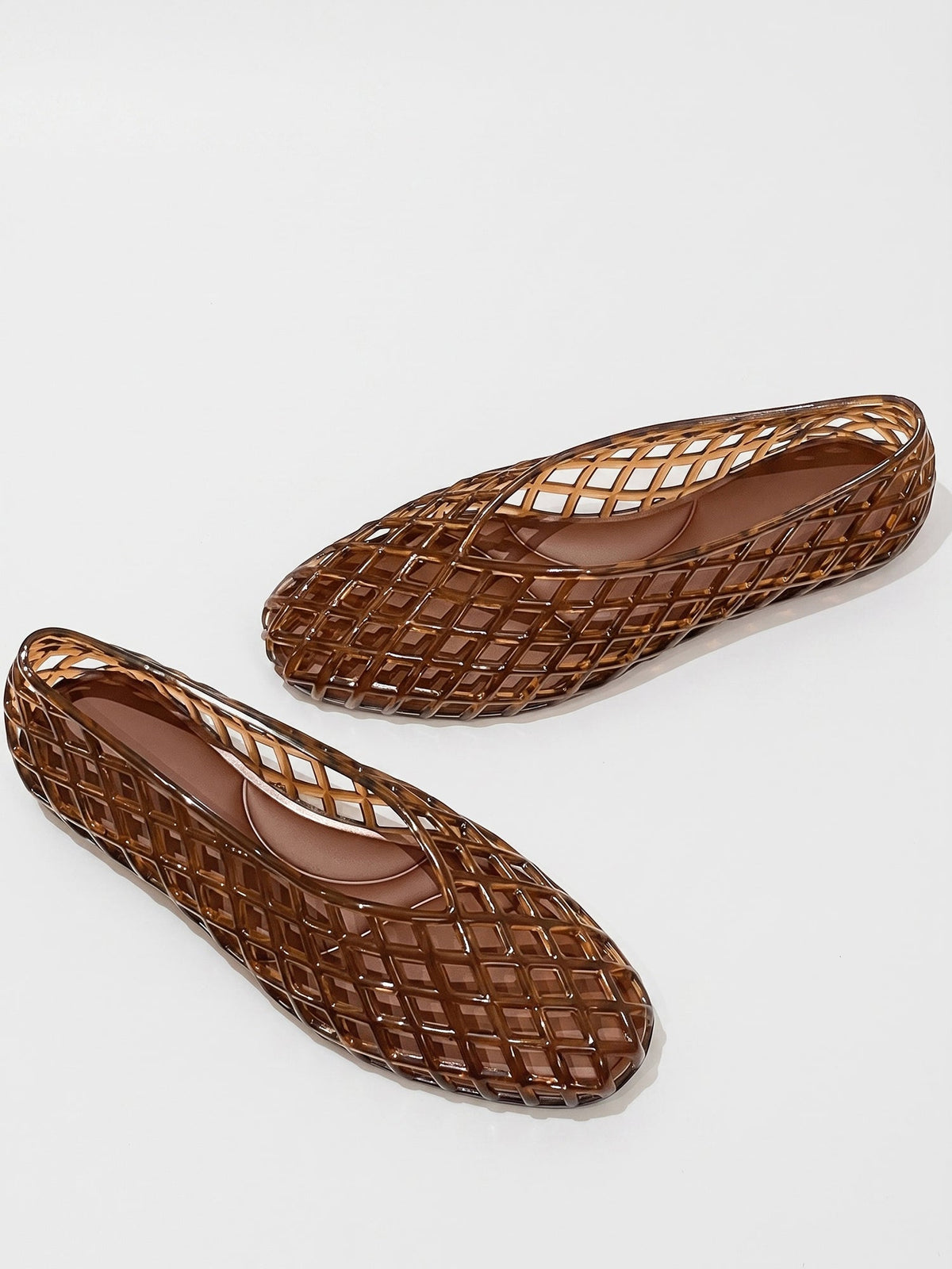 Square Toe Crystal Casual Ballerina Ballet Flats