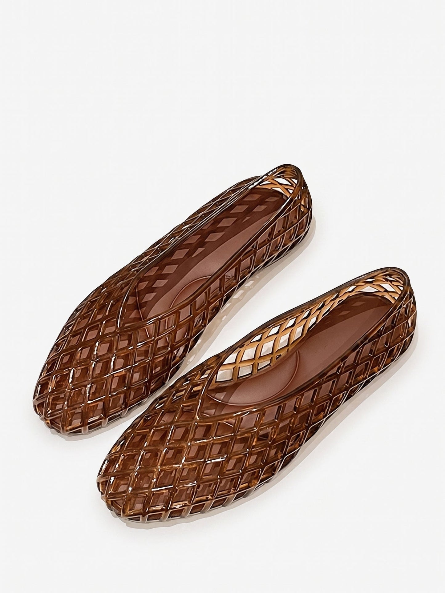 Square Toe Crystal Casual Ballerina Ballet Flats