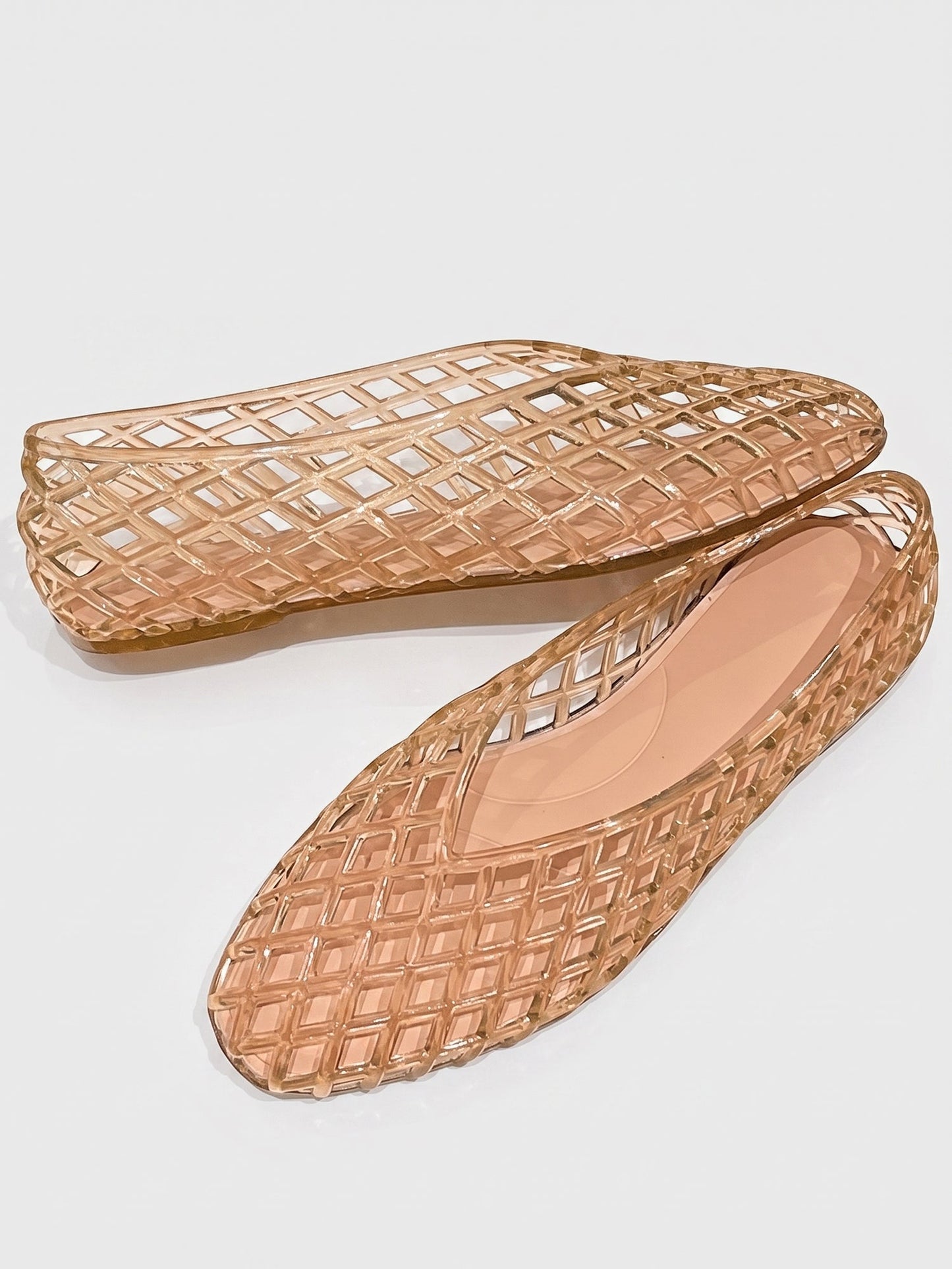 Square Toe Crystal Casual Ballerina Ballet Flats