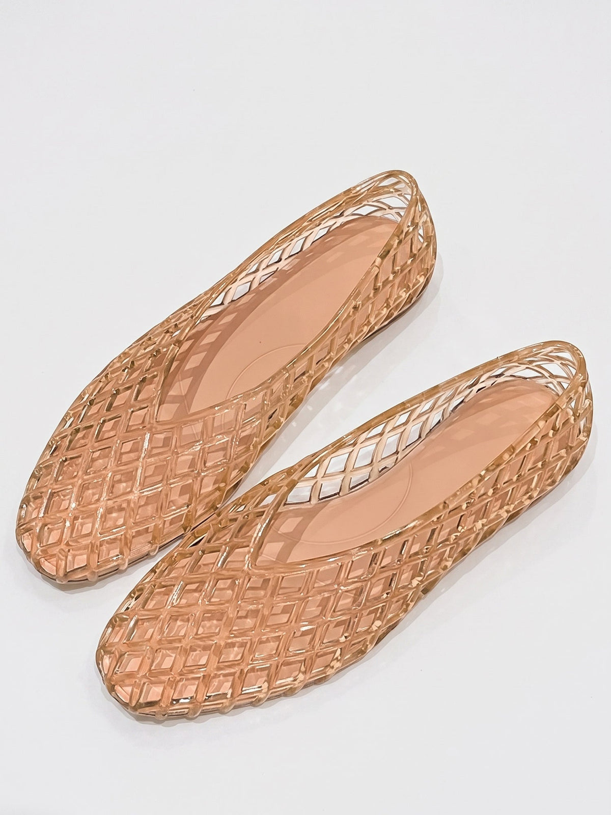 Square Toe Crystal Casual Ballerina Ballet Flats