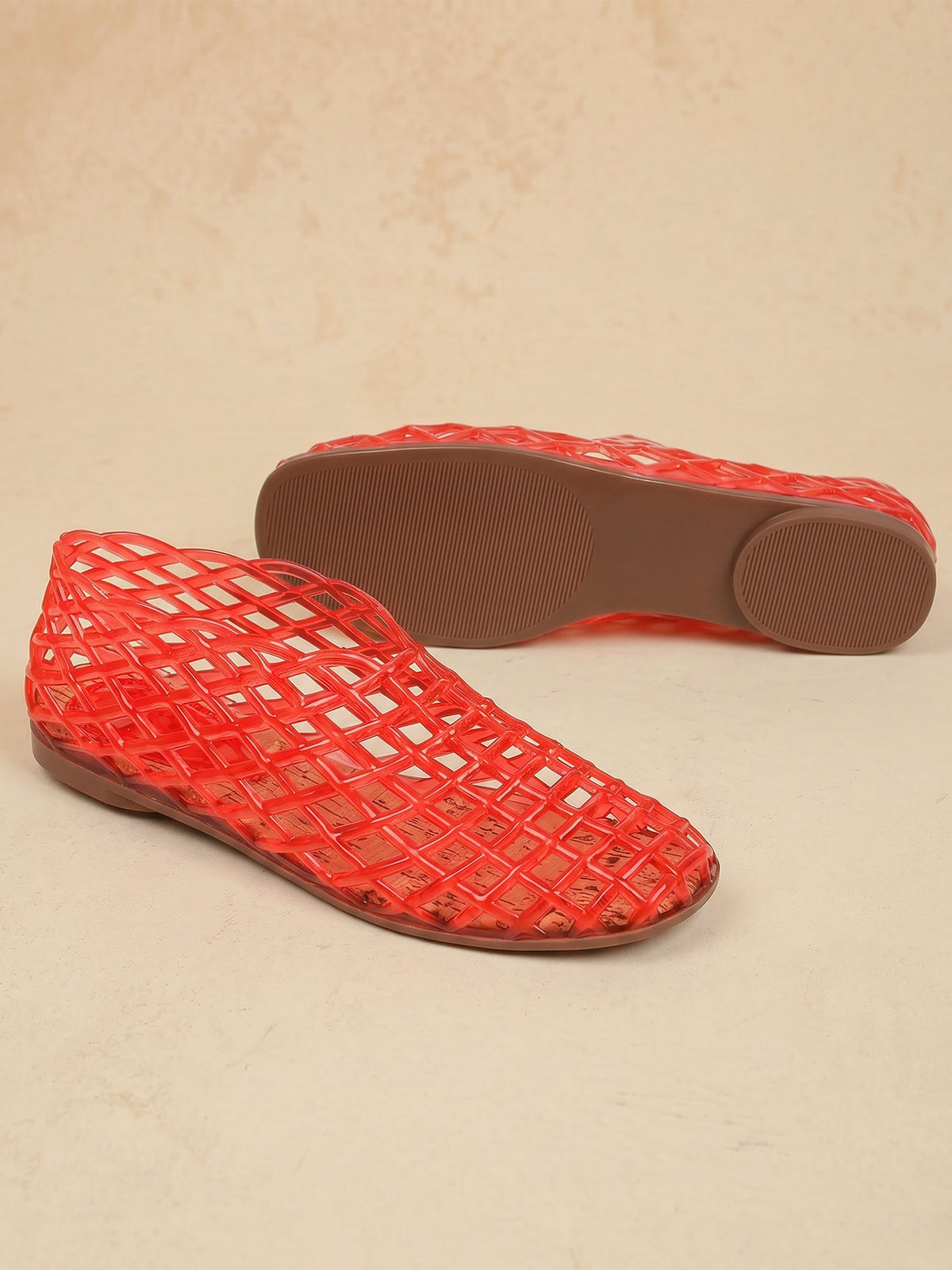 Mesh Square Toe Breathable Casual Women's Flats