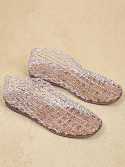 Mesh Square Toe Breathable Casual Women's Flats