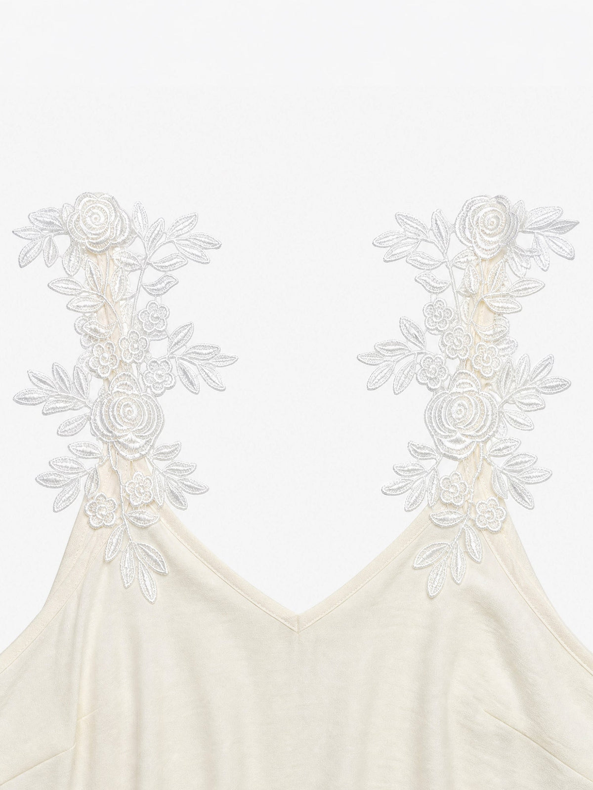 Lace Patchwork Sleeveless Belted Side Slit Dress