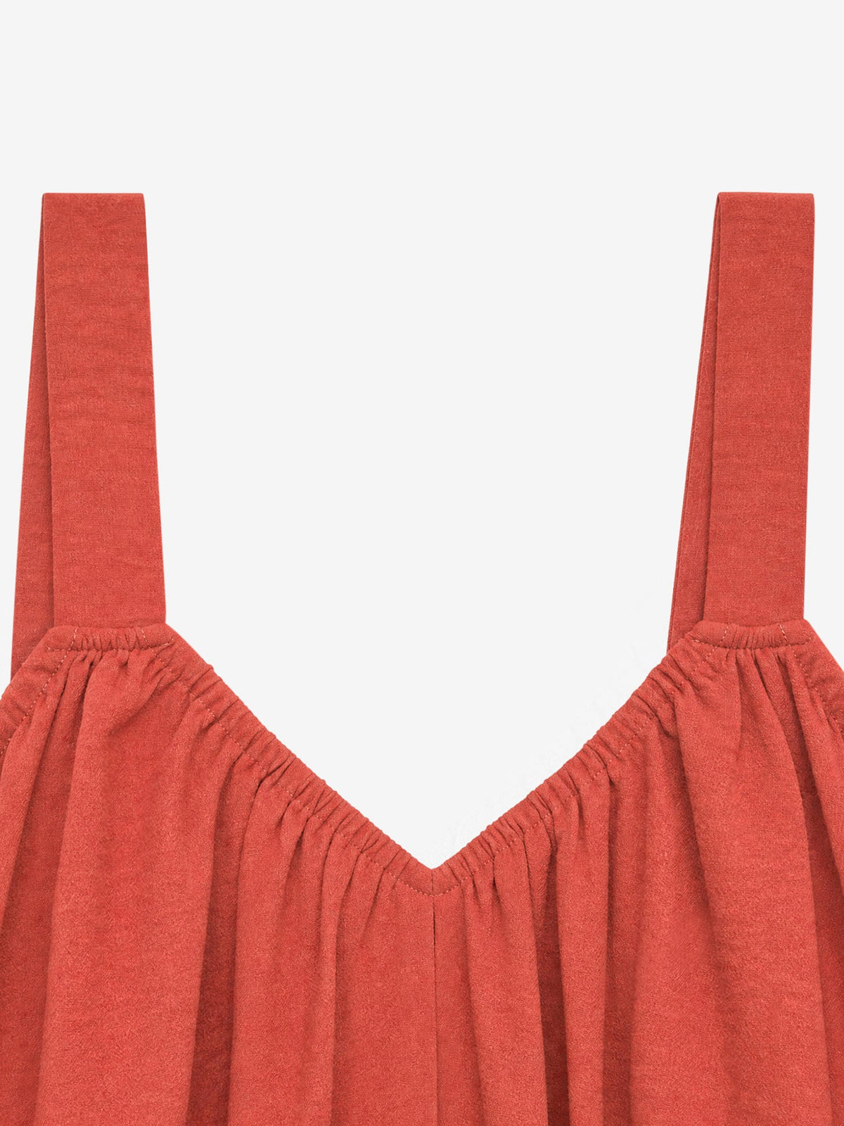 Sleeveless Ruched Lace-Up A-Line Midi Dress
