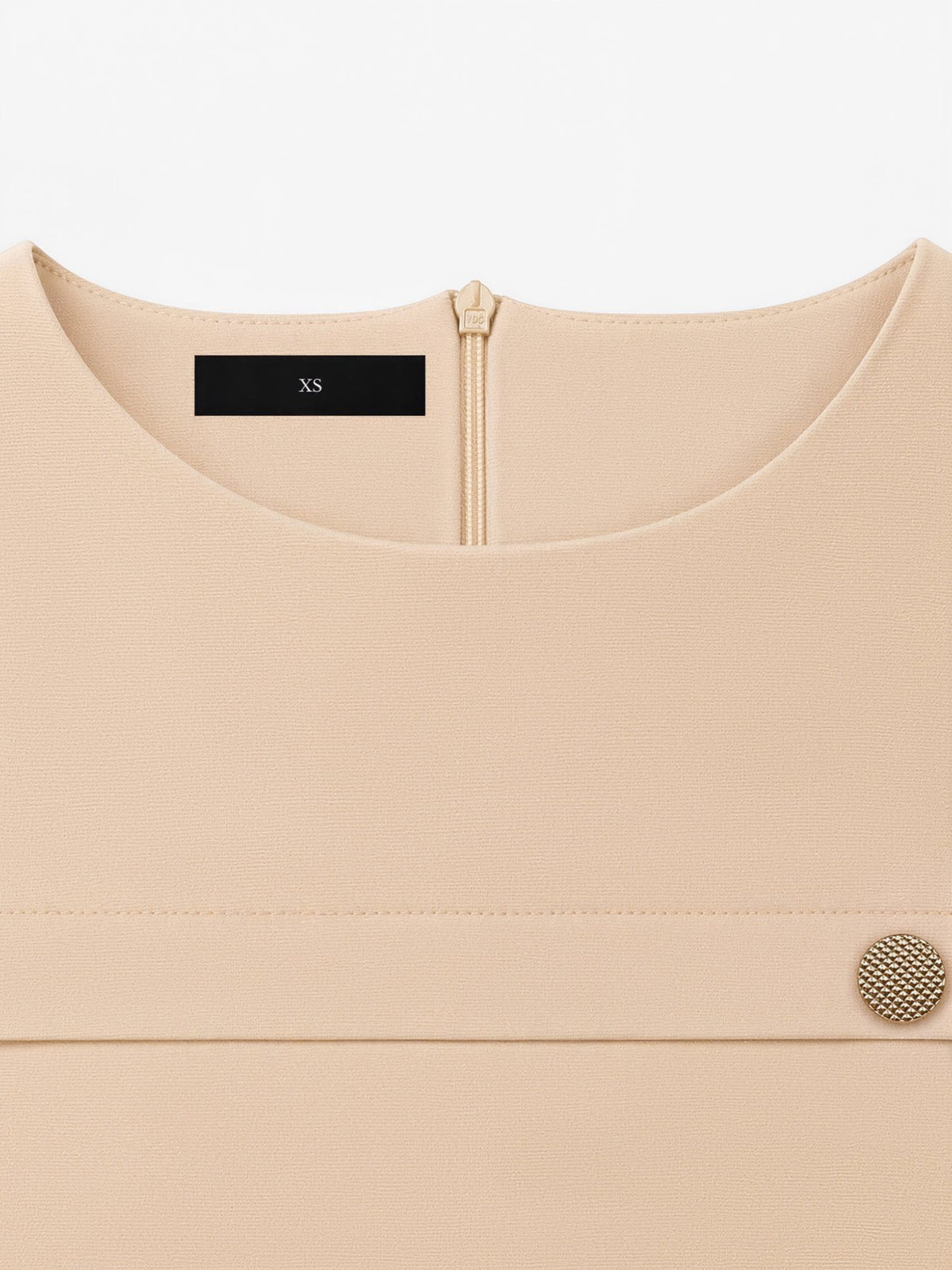 Puff Sleeves Button Decor Belted A-Line Midi Dress