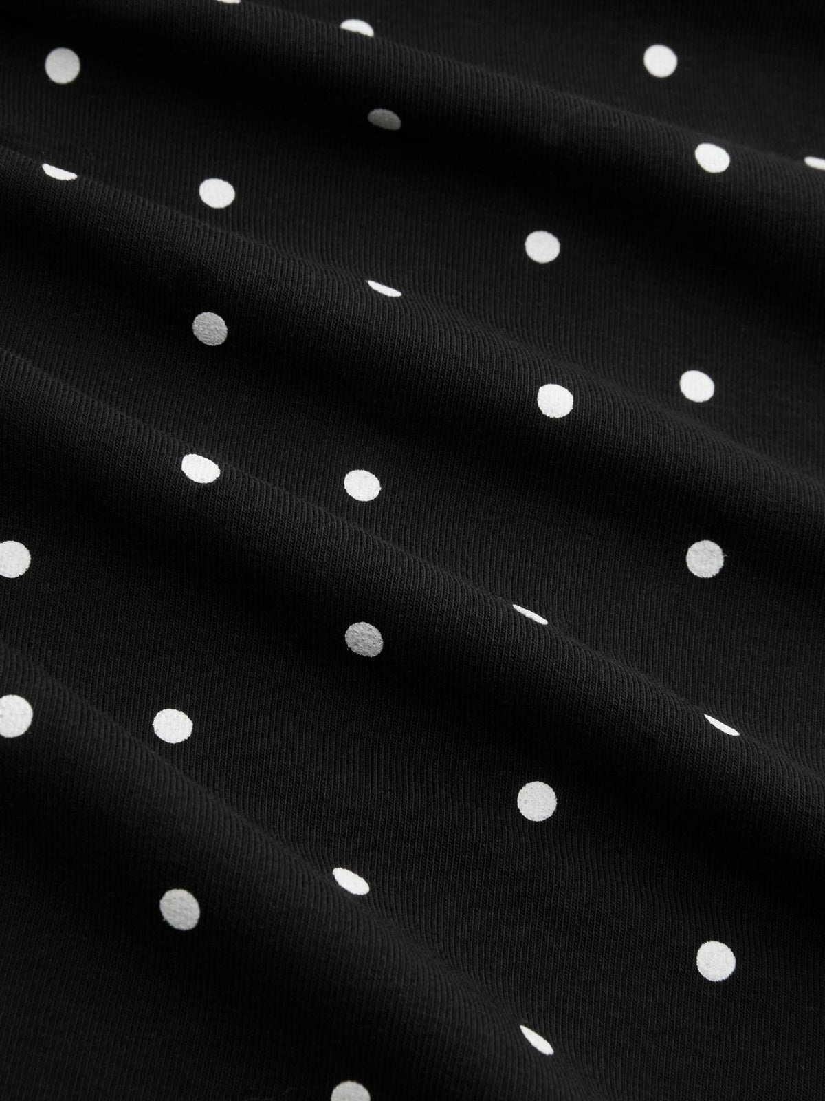 Boat Neck Bell Sleeves Polka Dots Mini Dress
