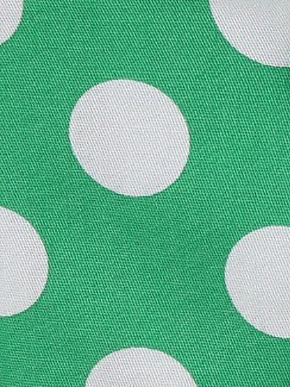 Polka Dot Halter Neck Backless Mid-Length Flared Retro Dress