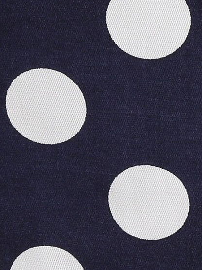 Polka Dot Halter Neck Backless Mid-Length Flared Retro Dress