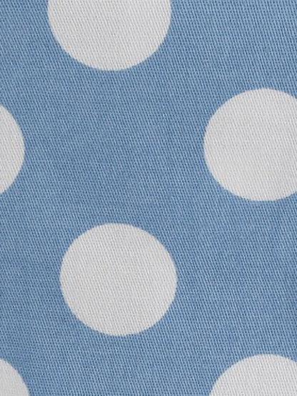 Polka Dot Halter Neck Backless Mid-Length Flared Retro Dress