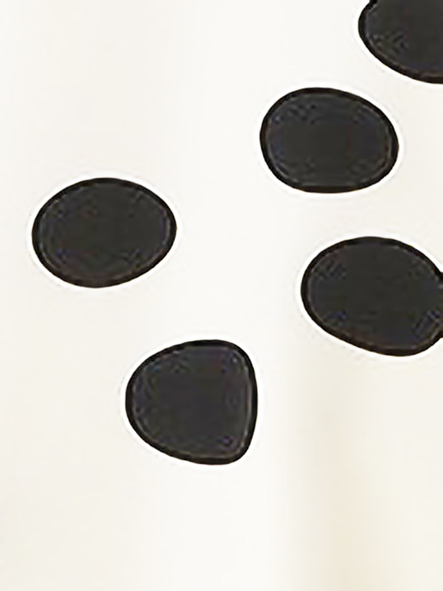 Polka Dot Halter Neck Backless Sleeveless Vintage Swing Dress