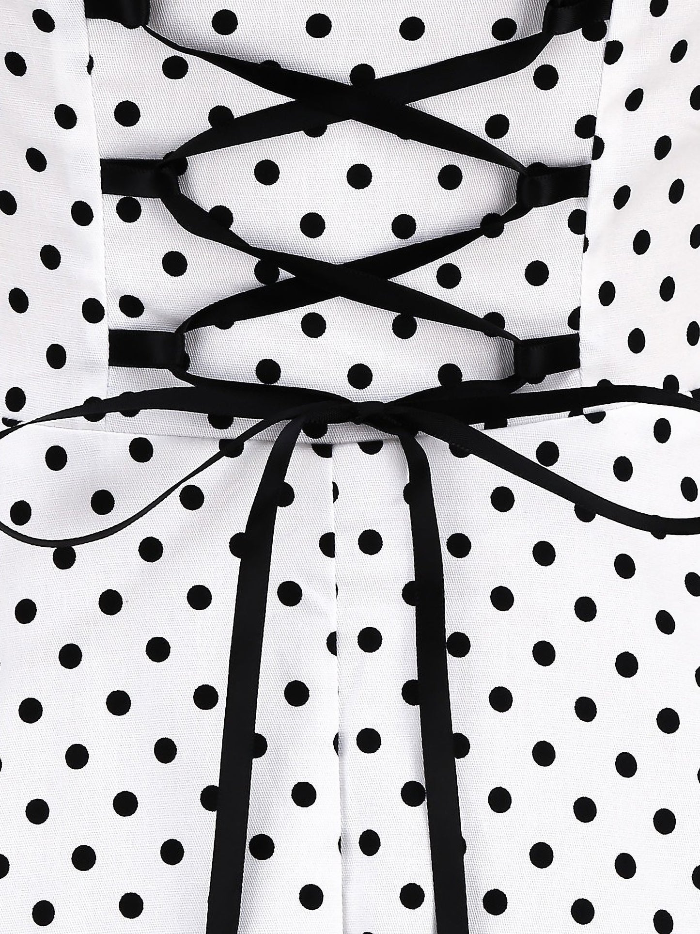 Vintage Polka Dot Halter Neck Backless Swing Dress