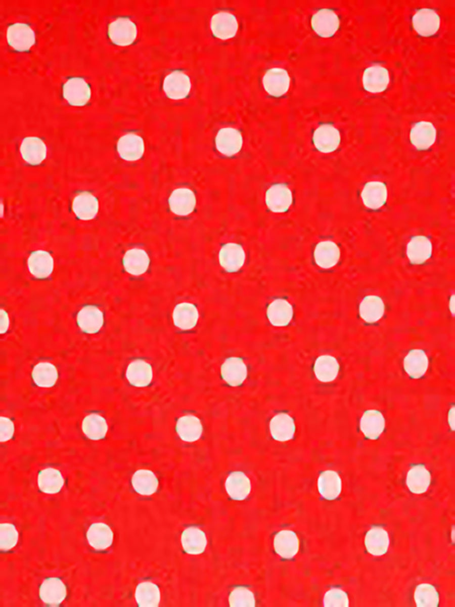 Vintage Polka Dot Halter Neck Backless Swing Dress