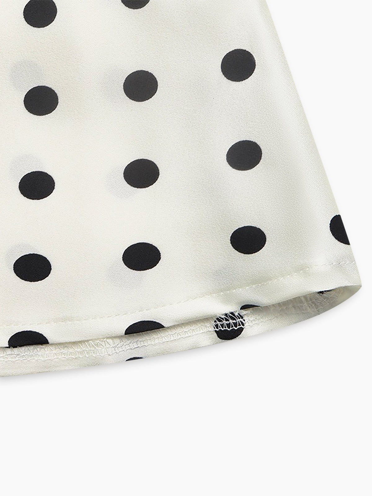 Retro Style Polka Dot Midi Fishtail Skirt