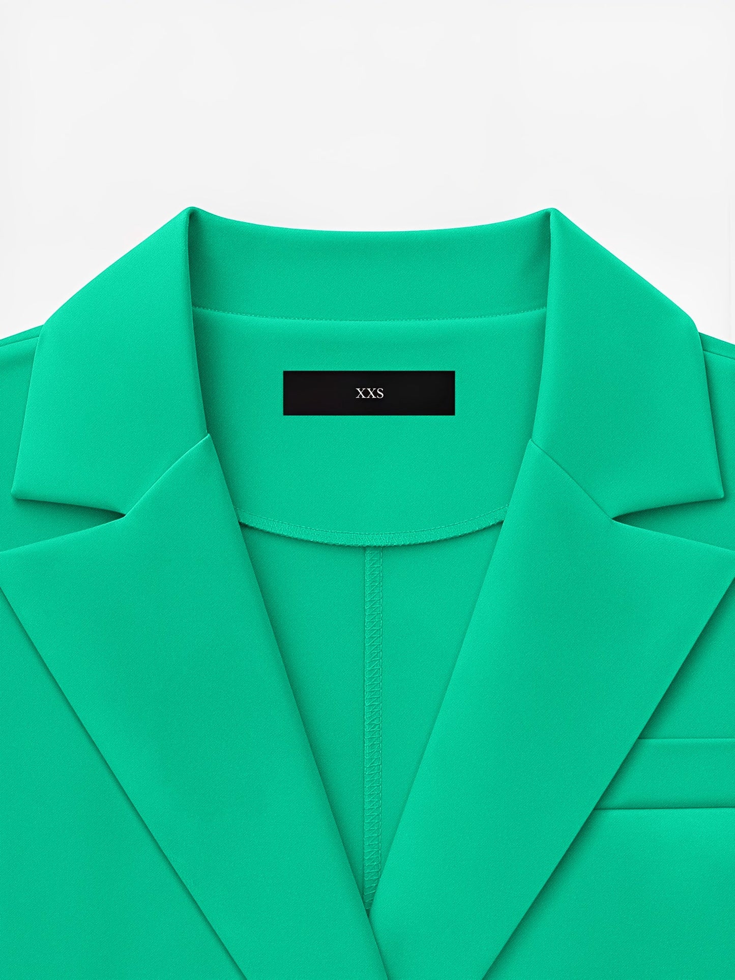 Notched Lapel Double-Breasted Belted Blazer Dress