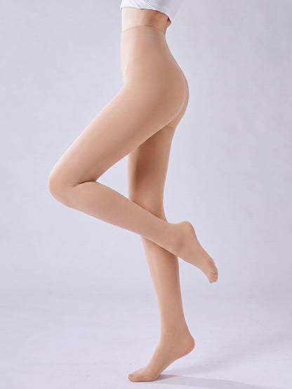 80D Solid Color Semi-Sheer Pantyhose