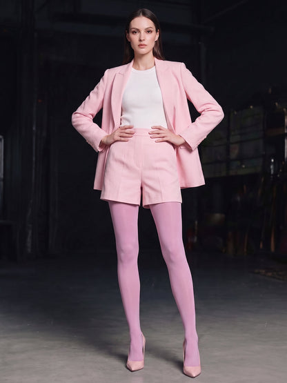 80D Solid Color Semi-Sheer Pantyhose
