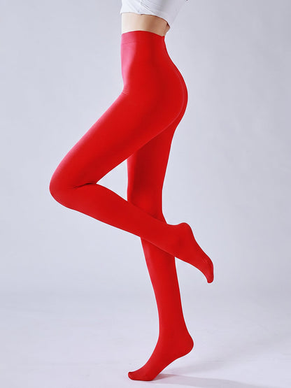 80D Solid Color Semi-Sheer Pantyhose