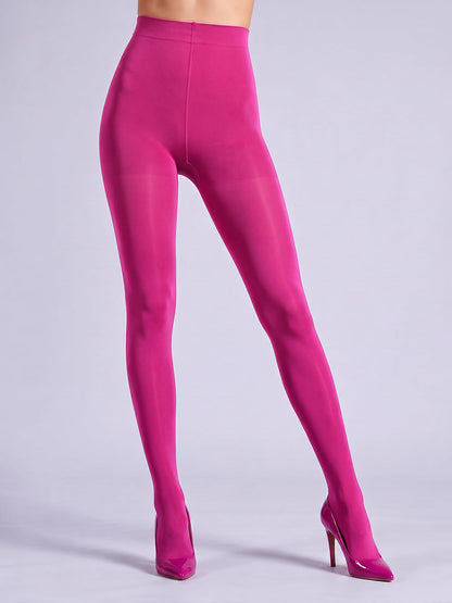 80D Solid Color Semi-Sheer Pantyhose