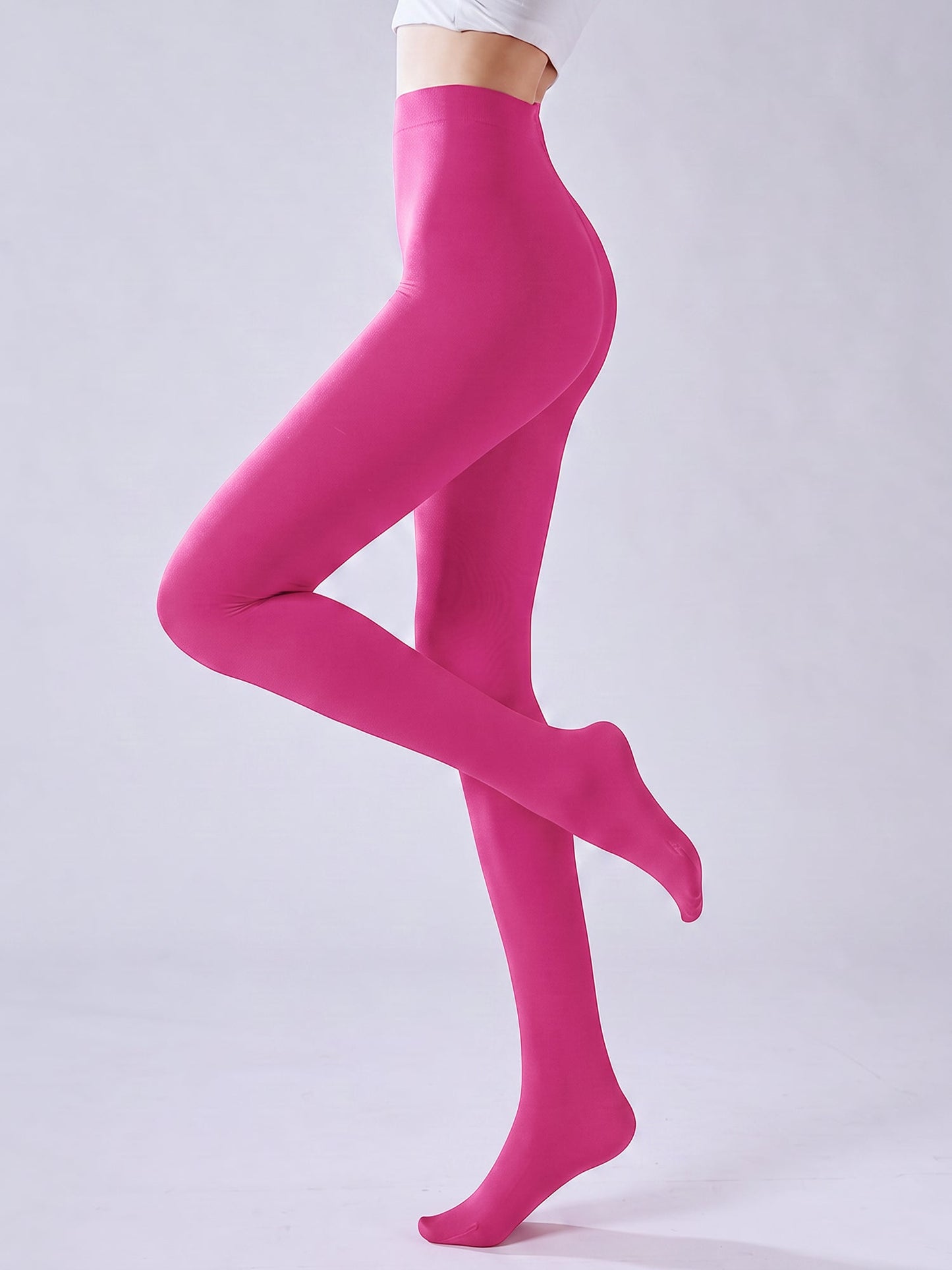 80D Solid Color Semi-Sheer Pantyhose
