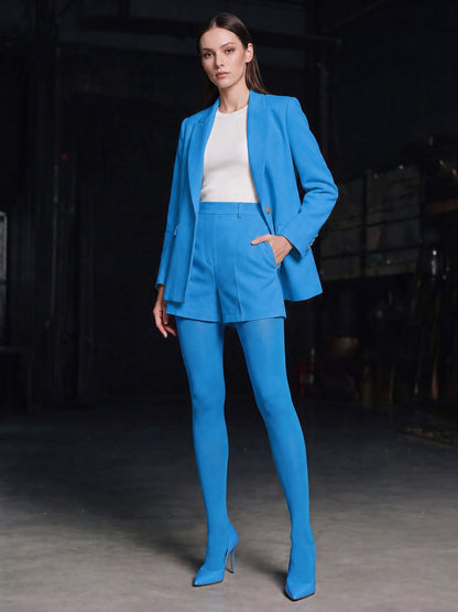 80D Solid Color Semi-Sheer Pantyhose