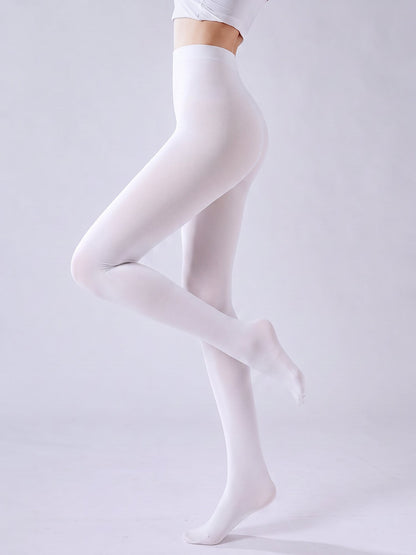 80D Solid Color Semi-Sheer Pantyhose