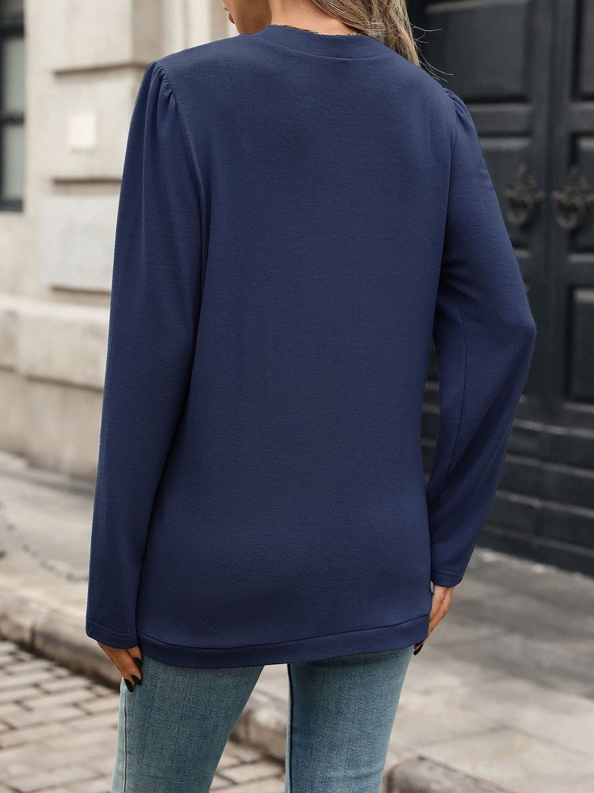 Solid Color Knitted Long Sleeve Casual Cardigan