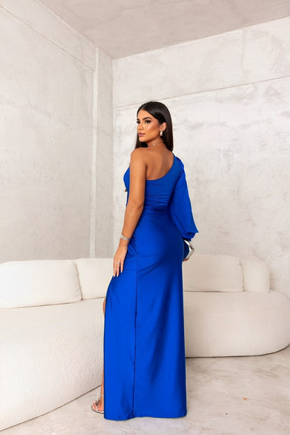 Xiomara - Soft-Touch One-Shoulder Maxi Dress